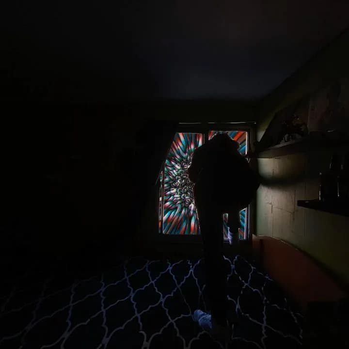 Nico with psychedelic effects