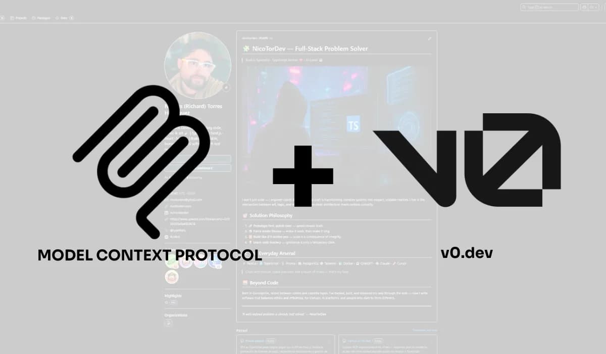 V0.dev MCP: AI Agent Context Protocol Integration