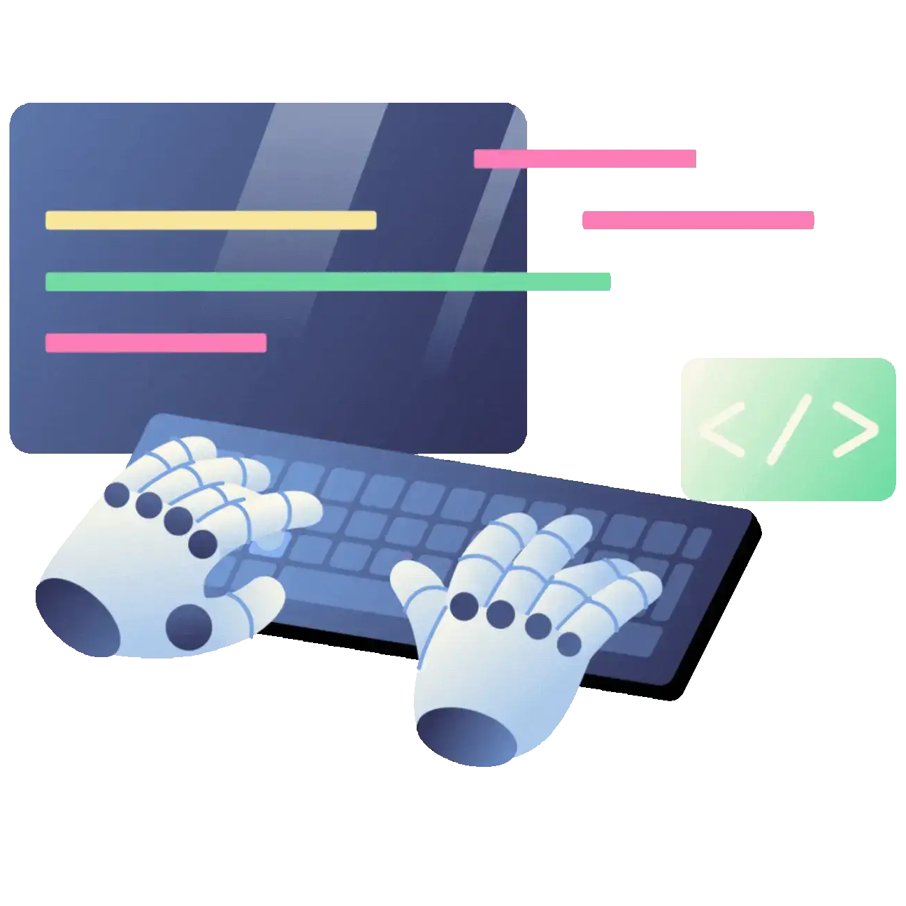 Animated programming illustration